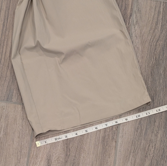 NWT Athleta Midday Crop Tan Wide-Leg Pants - Picture 10 of 11